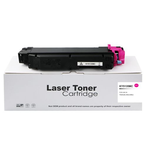 Kyocera Mita TK5135M-COM Compatible Magenta Toner Cartridge (5000 pages)