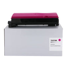 Load image into Gallery viewer, Kyocera Mita TK570M-COM Compatible Magenta Toner Cartridge (12000 pages)