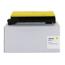 Load image into Gallery viewer, Kyocera Mita TK570Y-COM Compatible Yellow Toner Cartridge (12000 pages)