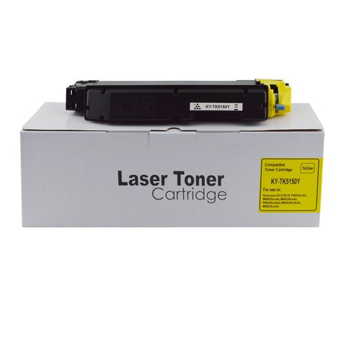 Kyocera Mita TK5150Y-COM Compatible Yellow Toner Cartridge (10000 pages)