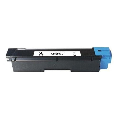 Kyocera Mita TK5280C-COM Compatible Cyan Toner Cartridge (11000 pages)