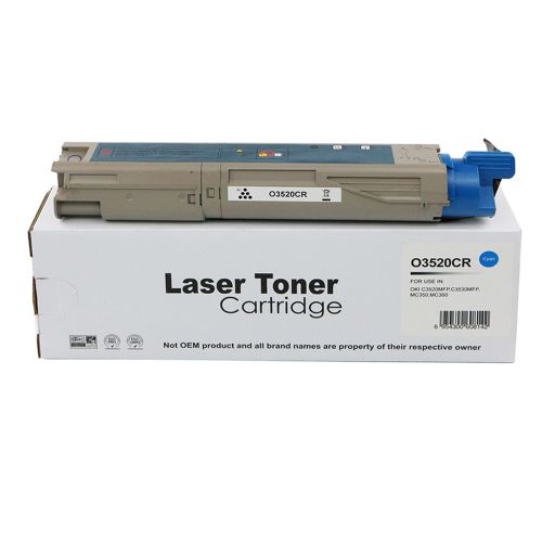 OKI 43459323-COM Compatible Cyan Toner Cartridge (2000 pages)