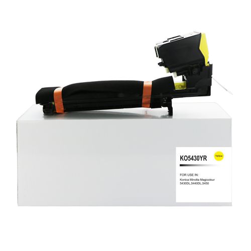 Konica Minolta 1710582-002-COM Compatible Yellow Toner Cartridge (6000 pages)