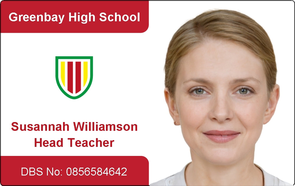 Staff ID Card - 692-500 Paxton Net2 Proximity ISO - Custom Printed with Staff Details - xdigitalmedia