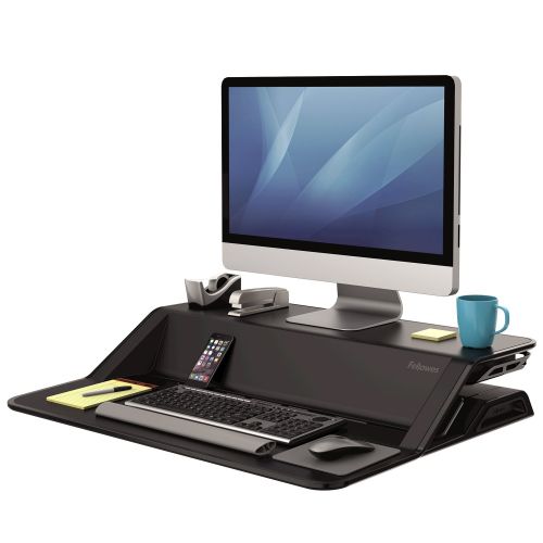 Fellowes Lotus Sit-Stand Workstation - Black