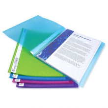 Load image into Gallery viewer, Rapesco 10 Pocket A4 Flexi Dsplay Book Assorted Colours PK10