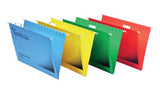 Rexel Crystalfile Flexi Foolscap Susp File V-Base Blue PK50