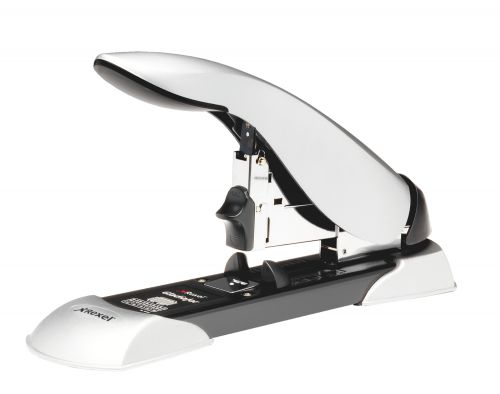 Rexel Gladiator Heavy Duty Stapler Silver/Black