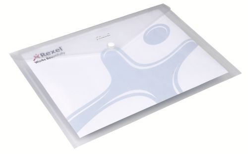 Rexel ICE Document Wallet A4 Clear PK5