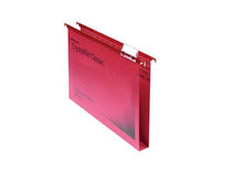 Load image into Gallery viewer, Crystalfile Susp File Reinforced Wide Base 30mm Red BX50