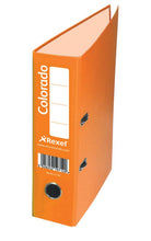 Load image into Gallery viewer, Rexel Colorado Lever Arch File 80mm Spine A4 Orange PK10