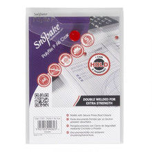 Load image into Gallery viewer, Snopake Polyfile Portrait Wallet File A6 Clear PK5