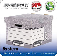 Load image into Gallery viewer, Fellowes System Standard Box Grey PK10