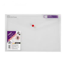 Load image into Gallery viewer, Snopake Polyfile Twin Pocket Foolscap Clear PK5