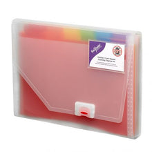 Load image into Gallery viewer, Snopake Rainbow 13 part Expanding Organiser A4
