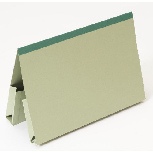 Guildhall Foolscap Double Pocket Legal Wallet Green PK25