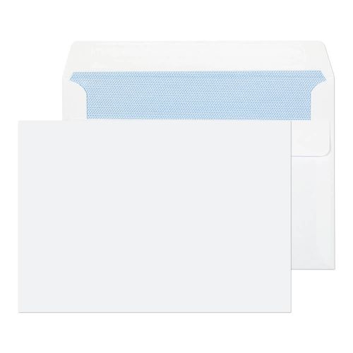 Value Wallet Self Seal C6 114x162mm White PK1000
