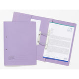 Guildhall Pocket Transfer File Foolscap 315gsm Mauve PK25