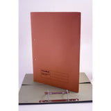 Guildhall 38mm Transfer Spring Files Foolscap Orange PK25