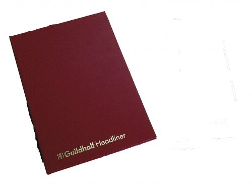 Guildhall Headliner Account Book 298x203mm 12 Cash 80 pages