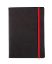 Load image into Gallery viewer, Black n Red Casebound Softcover Journal A5 144 pages