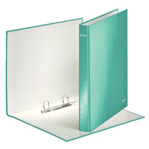 Leitz WOW Ringbinder A4 2DR 25mm Ice Blue 10pk 42410051