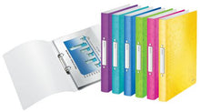 Load image into Gallery viewer, Leitz WOW 2-O Ringbinder A4 PP 25mm Assorted PK12