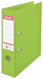 Esselte No.1 VIVIDA Lever Arch File PP A4 75mm Green PK10