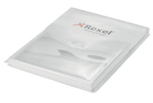 Load image into Gallery viewer, Rexel Expanding Punched Pocket A4 Clear PK5