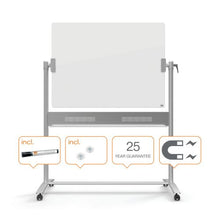 Load image into Gallery viewer, Nobo Diamond Glass Magnetic Mobile Board 1200x900mm