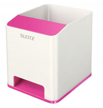 Load image into Gallery viewer, Leitz WOW Duo Colour Sound Pen Holder Pink 536310023 (PK1)