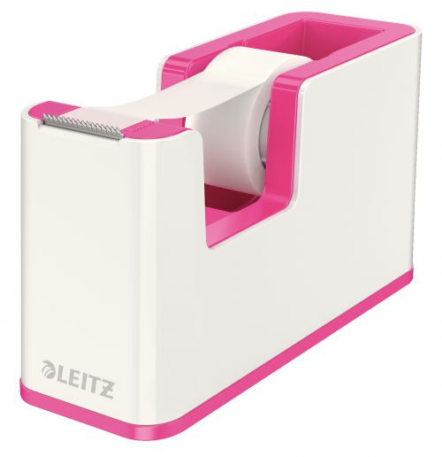 Leitz WOW Duo Colour Tape Dispenser Pink 53641023 (PK1)
