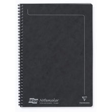 Load image into Gallery viewer, Europa Notemaker A4 Wire Ruled 120 Page Black PK10