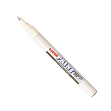 Load image into Gallery viewer, Uni Paint Marker Extra Fine Bullet Tip White PK12