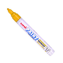 Load image into Gallery viewer, Uni Paint Marker Medium Bullet Tip Yellow PK12