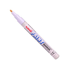 Load image into Gallery viewer, Uni Paint Marker Fine Bullet Tip White PK12