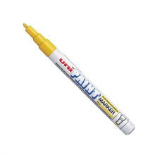 Load image into Gallery viewer, Uni Paint PX-21 Fine Bullet Tip Marker Yellow (Pack 12)