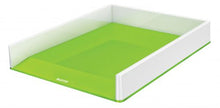 Load image into Gallery viewer, Leitz WOW Letter Tray Dual Colour White/Green