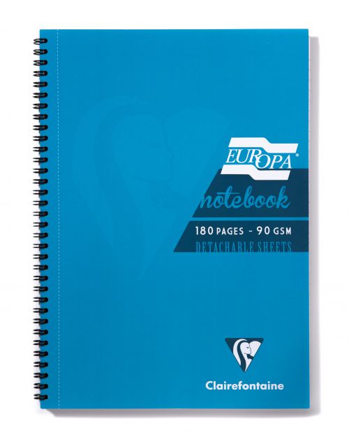 Europa A4 Sidebound Notebook Turquoise PK5