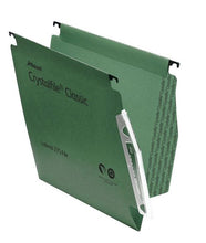 Load image into Gallery viewer, Rexel Crystalfile Classic Lateral File Green V Base PK50