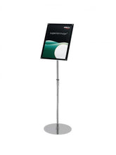 Load image into Gallery viewer, A3 Bevelled Edge Floor Standing Sign Holder Black