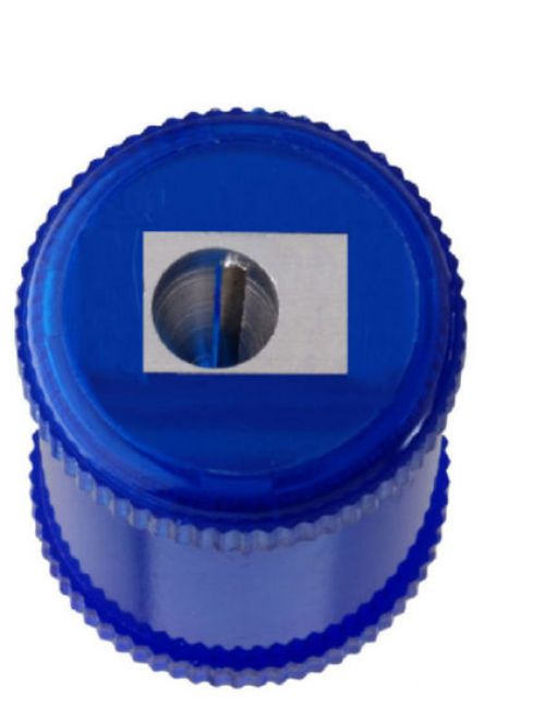 Value Ikon 1 Hole Barrel Sharpener Blue (PK10)