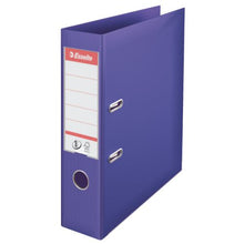 Load image into Gallery viewer, Esselte No1 Power Lever Arch Polyprop A4 75mm Violet PK10