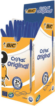 Load image into Gallery viewer, Bic Cristal Ball Pen Medium 1.0mm Blue PK50