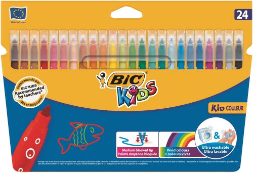 Bic Kids Couleur Colouring Felt Pens PK24