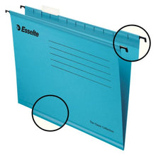 Load image into Gallery viewer, Esselte Classic Suspension File Foolscap Blue (PK25)