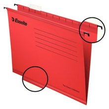 Load image into Gallery viewer, Esselte Classic Suspension File Foolscap Red (PK25)
