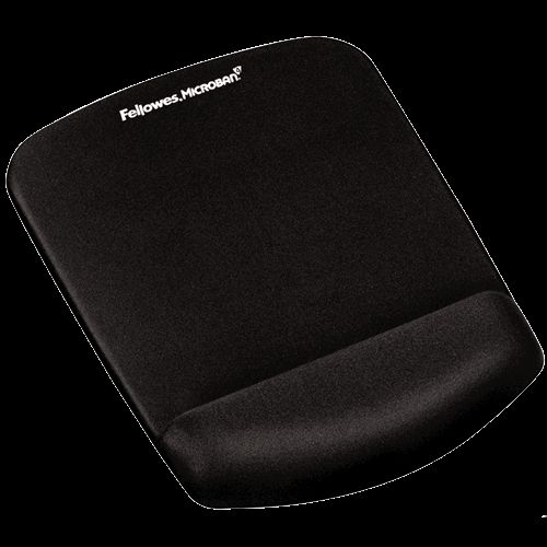 Fellowes PlushTouch Mousepad Wrist Support Black