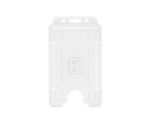 Load image into Gallery viewer, Clear Single-Sided Open Faced ID Card Holder - Portrait - Pack of 1