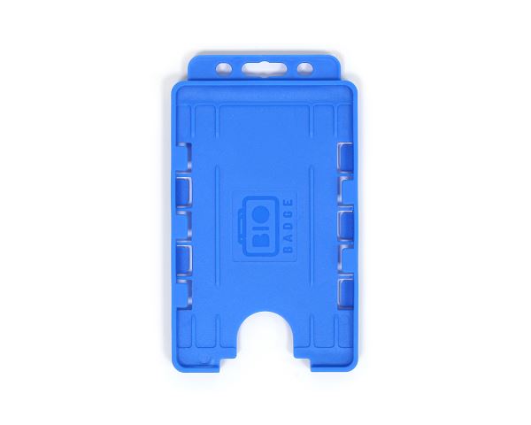Light Blue Dual-Sided ID Card Holder - Portrait (Pack of 100)